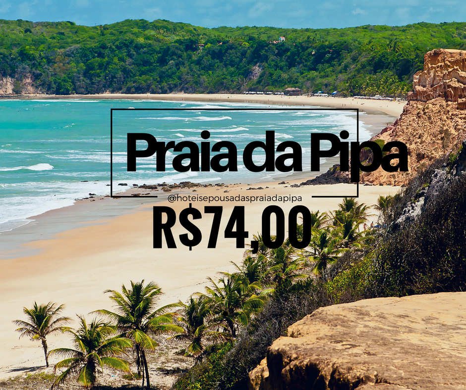 Hotéis e Pousadas na Praia da Pipa, a partir de R$ 74,00 por diária.