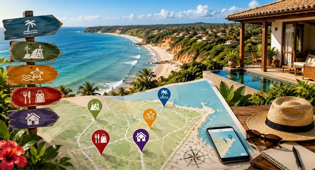 Onde Alugar Casas de Temporada em Pipa: Guia Prático de Localização 2026
